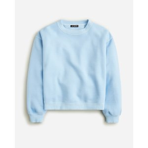 J.Crew Heritage fleece cropped sweatshirt