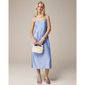 J.Crew Gwyneth slip dress in luster charmeuse