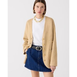 J.Crew Long V-neck sweater blazer