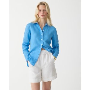 J.Crew Wren slim shirt in Baird McNutt Irish linen